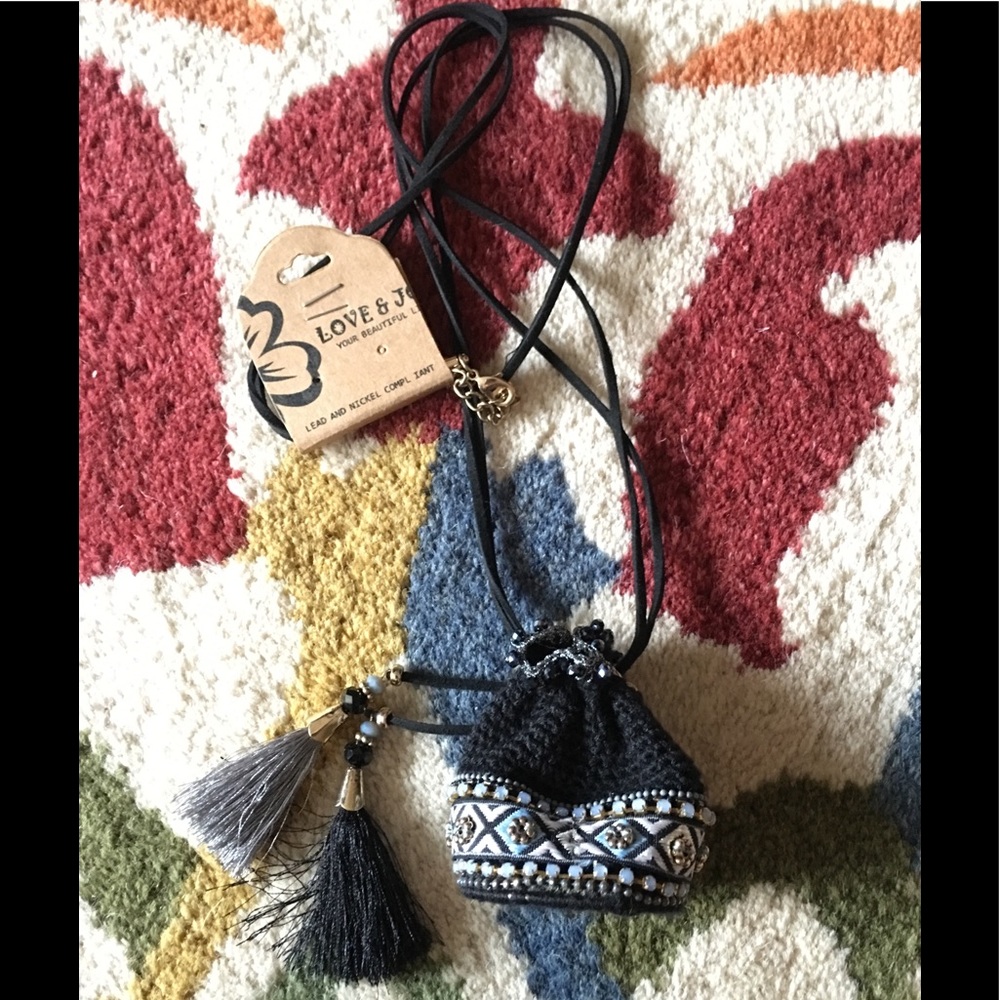 Ornate Embellished Neck Coin Purse